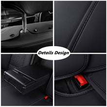 Load image into Gallery viewer, Coverado Seat Cover for Trucks Universal Fit Car Seat Cover Fit Sedan Pureblack 4