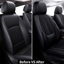 Load image into Gallery viewer, Coverado Full Set Seat Covers For Car Seat Cover Stain Remover Fit Sedan Black 5