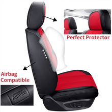 Load image into Gallery viewer, Coverado Front Seat Covers For Ford F150 Car Seat Cover Airbag Compatible Fit Sedan Red 4