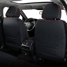 Load image into Gallery viewer, Coverado Front and Back Seat Cover Set Seat Cover Washable Fit Sedan Black&amp;Red 3
