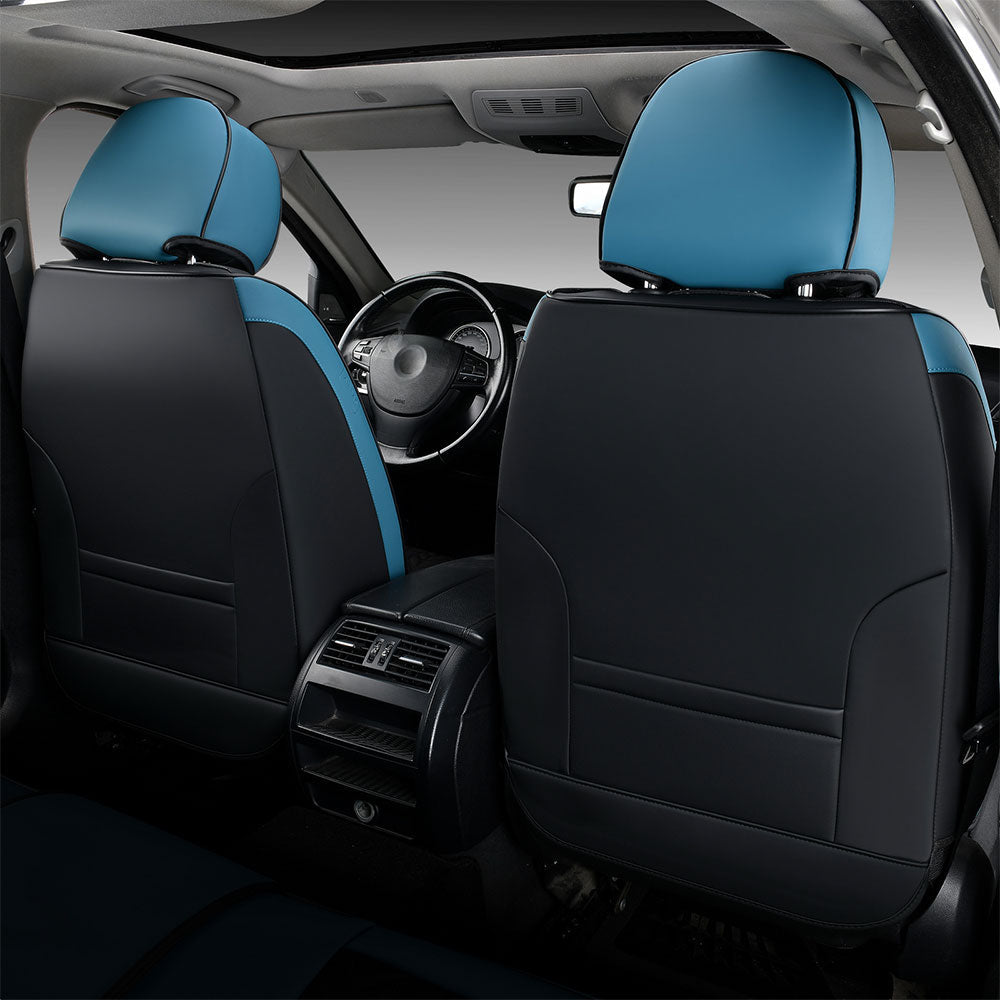 Coverado Seat Cover for Nissan Rogue Car Seat Cover UV Protection Fit Sedan Blue 3